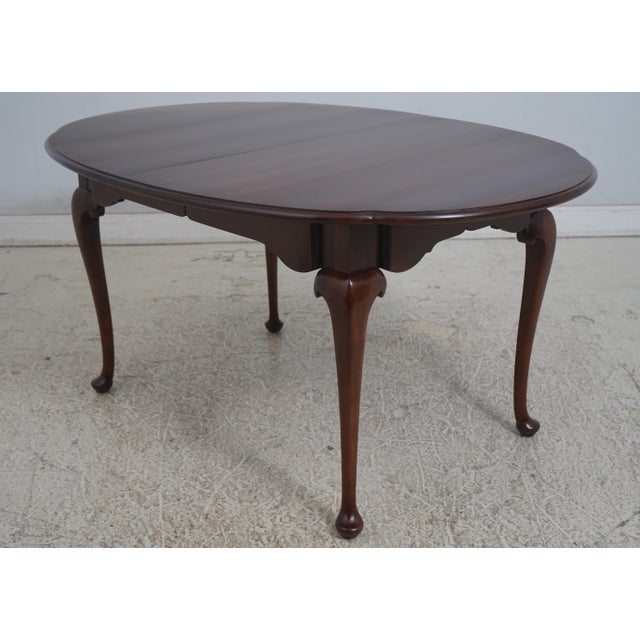 Age: C.1982 Details: Old Towne Finish Solid Cherry High Quality Construction Queen Anne Legs & Pad Feet Traditional Style...