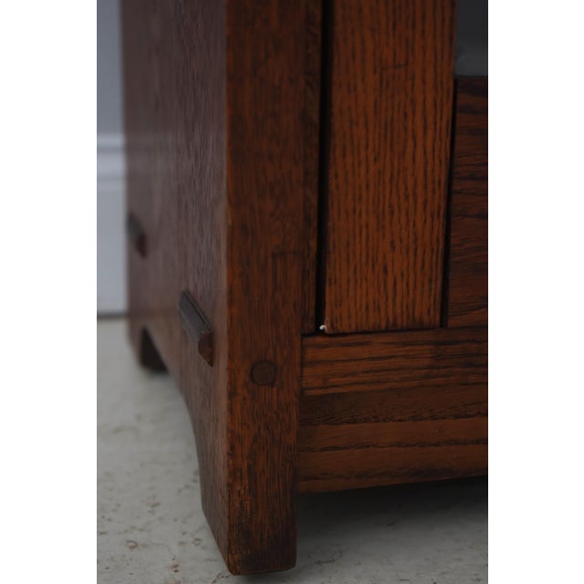 Gustav Stickley No.715 Antique Mission Oak Bookcase For Sale - Image 10 of 15