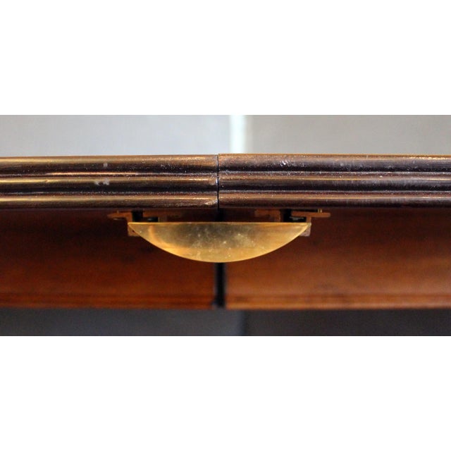 Brown C. 1970s Hand-Crafted Double Pedestal Dining Table by Scholte Company For Sale - Image 8 of 9