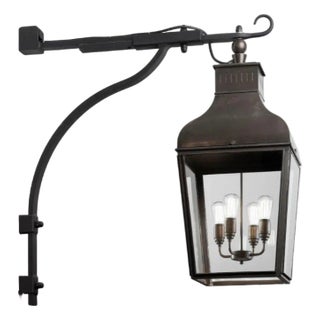 Tekna Montrose Wall Light Large With Dark Bronze Finish and Clear Glass For Sale