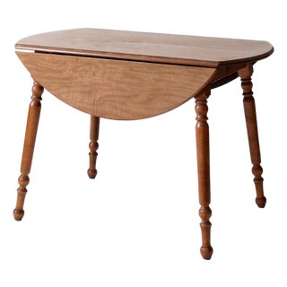 Mid-Century Dearborn Co Drop Leaf Dining Table With Extensions For Sale