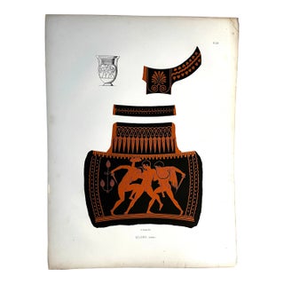 19th Century Des Vergers Greek Krater Original Print For Sale