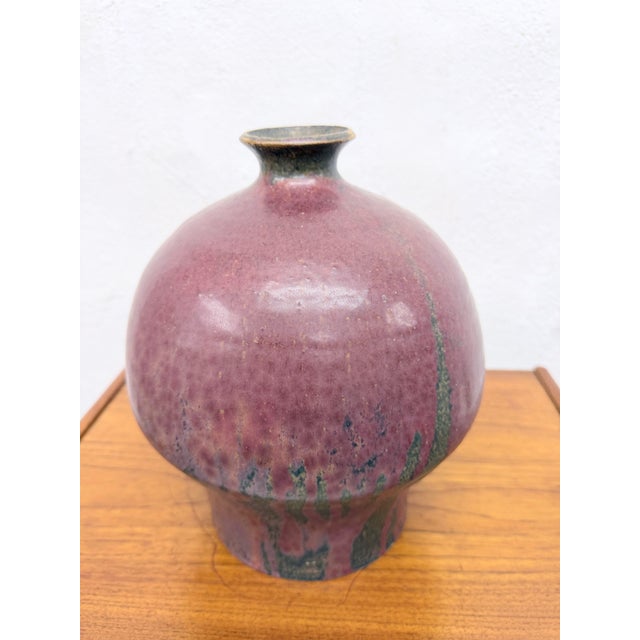 Studio Ceramics Vase by Elke & Elmar Kubicek, 1960s For Sale - Image 4 of 14