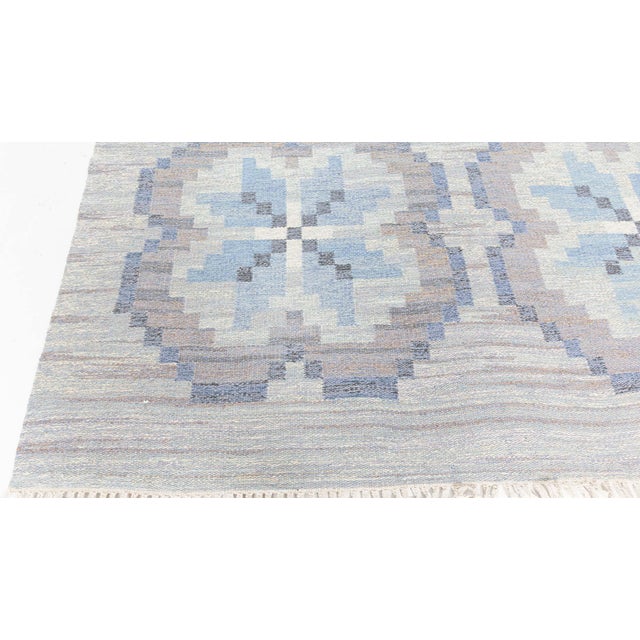 Mid-Century Modern Mid-Century Swedish Rölakan Rug by Ingegerd Silow, at Doris Leslie Blau For Sale - Image 3 of 7