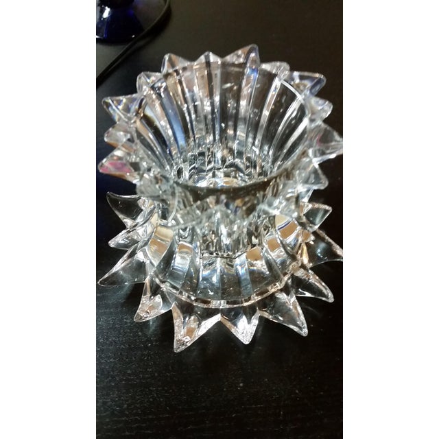 Partylite Aurora Lead Crystal Pillar Candle Holder Chairish