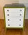 1930s Simmons Norman Bel Geddes Enameled Metal 4 Drawer Dresser Fully Restored, Circa 1930s-40s For Sale - Image 5 of 12