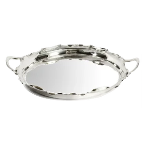 Victorian Silver Plated Tray from Walker & Hall, 1880