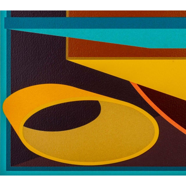 Paper Al Held "Scholes Ii" Screenprint, 1991 For Sale - Image 7 of 13