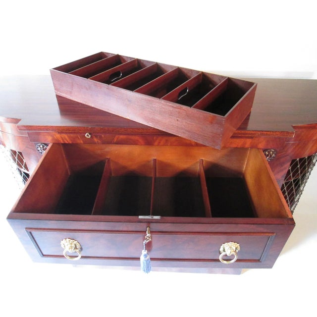 Traditional Beacon Hill Mahogany Credenza For Sale - Image 3 of 12