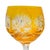 Late 20th Century Ajka Marsala Ruby Overlay Hand-Cut Crystal Hock Wine Goblets, Hungary 8.625" 6pc For Sale - Image 9 of 13