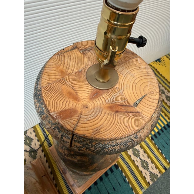 Refurbished Wooden Baluster Table Lamps, Pair For Sale - Image 13 of 13