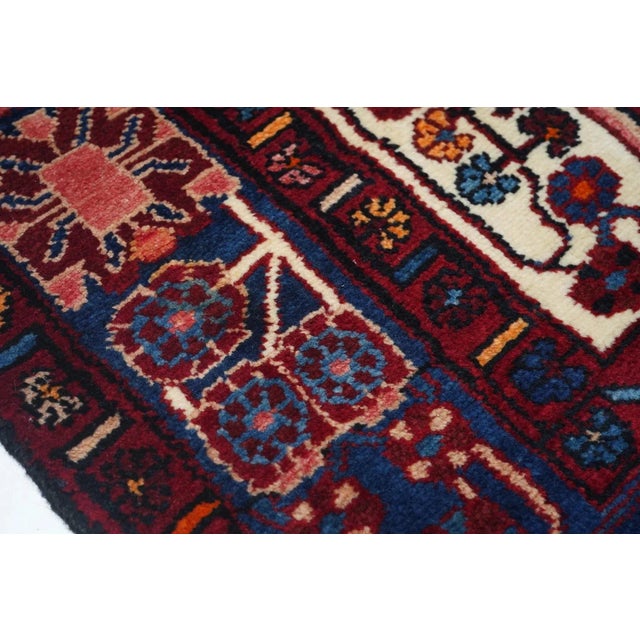 19th Century Vintage Hamadan Rug 5'0'' x 8'2'' For Sale - Image 5 of 11