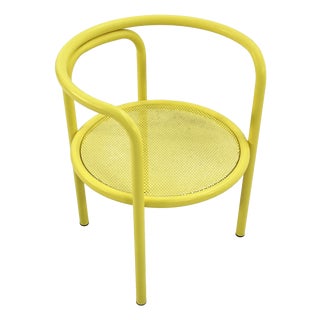 Yellow Locus Solus Chair by Gae Aulenti for Poltronova, 1960s For Sale