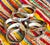 Vintage Silverplate Modernist Napkin Rings, Set of 6 For Sale - Image 9 of 16