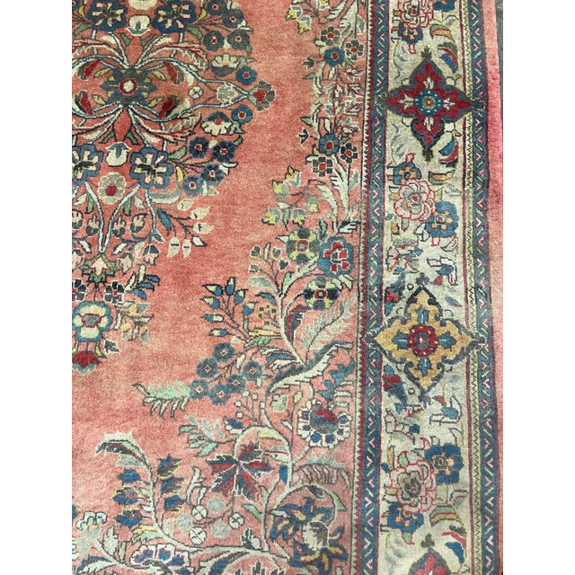 1990s 1990s Old Persian Sarough Area Rug 4'3" X 6'8" For Sale - Image 5 of 8