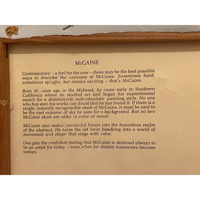 Robert McCaine Large Acrylic Starburst Painting For Sale - Image 12 of 12