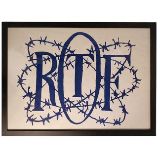 Framed Poster of May, 1968 For Sale