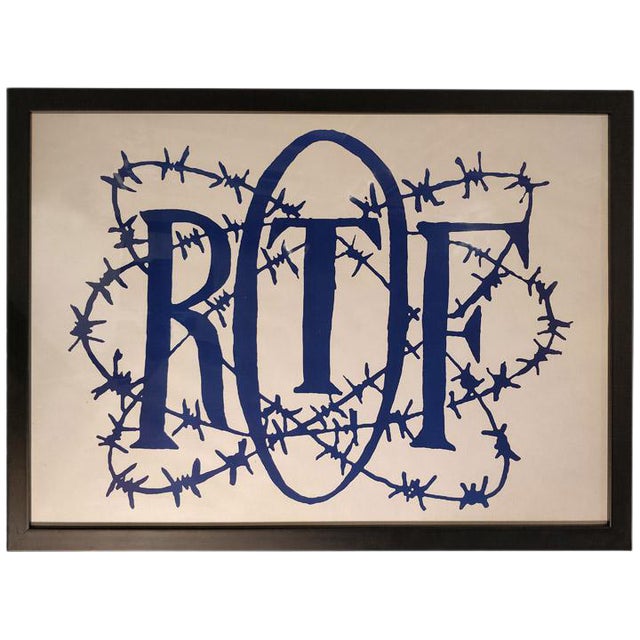 Framed Poster of May, 1968 For Sale