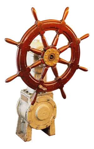 Ship Steering Wheel from Sons of J. Barrera, 1950s