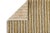 Part & Parcel Goods Jute Braid Rug, 10'x14', Olive and Sky Blue Stripe For Sale - Image 4 of 4