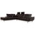 Leather Corner Sofa in Brown with Manual Function by Willi Schillig For Sale - Image 18 of 18