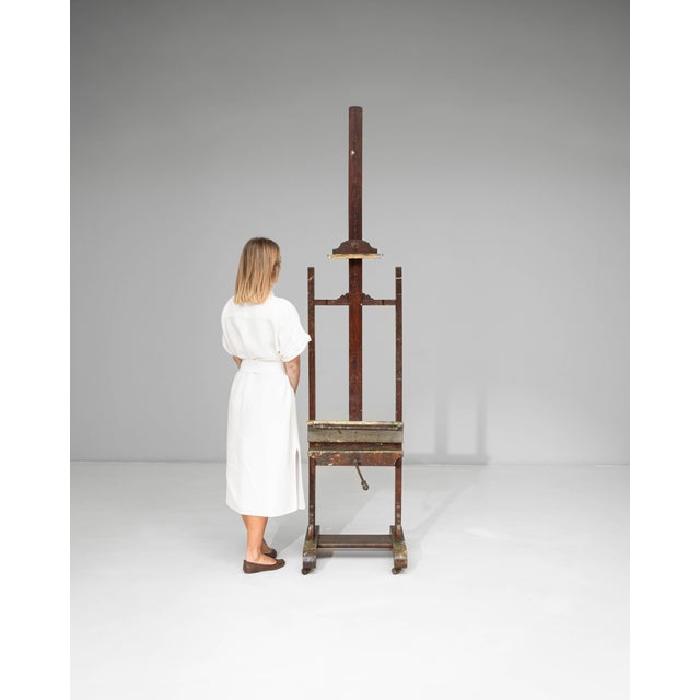 French Provincial 20th Century French Artist's Wooden Easel For Sale - Image 3 of 18