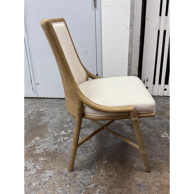 Laura Kilar for McGuire Passage Cane Back Side Chair For Sale In San Francisco - Image 6 of 12