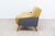 Streamlined Fold-Out Sofa in Yellow and Grey Melange Upholstery, 1950s For Sale - Image 4 of 15