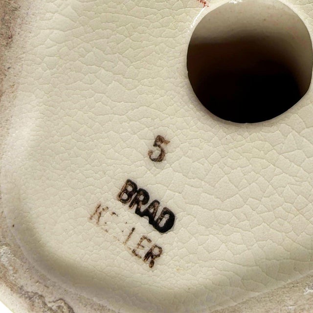 Pink 1940s Rare Mid-Century Double Pink Flamingo Ceramic Tabletop Statue by Brad Keeler For Sale - Image 8 of 8