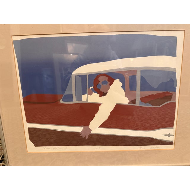 Original serigraph titled Preserve Your Memories. Pencil signed, numbered 3/13, dated 10/73. Framed and matted. Main...