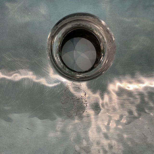 2020s Water Works, Normandy Drop in or Undermount Oval Hammered Sink For Sale - Image 5 of 7