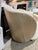 Michael Amini Beige and Gold Satin Sofa Chair For Sale - Image 4 of 6