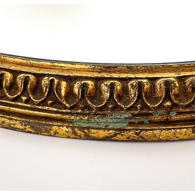 Oversized Vintage Gilt Metal Mirrored Plateau — Repurposed Lighting Element — Hollywood Regency / Neoclassical For Sale - Image 17 of 18