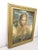 Mid 20th Century Vintage Girl of Valdarno by Vinciata on Canvas Gold Frame Mid Century Art Print For Sale - Image 5 of 9