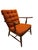 This lounge chair exemplifies the refined language of Austrian postwar modernism, combining sculptural clarity with...