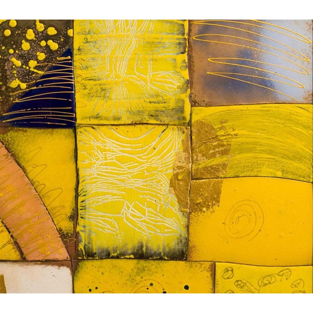 Contemporary Dina Dubina, Joy, Enamel on Copper, 2015, Framed For Sale - Image 3 of 5