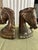 Pair of Vintage Cast Metal Horse Bust Bookends by Gladys Brown for Dodge, Inc., Early 20th Century For Sale - Image 4 of 6