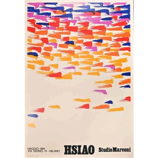 Vintage Studio Marconi Offset Poster Print, 1984 For Sale