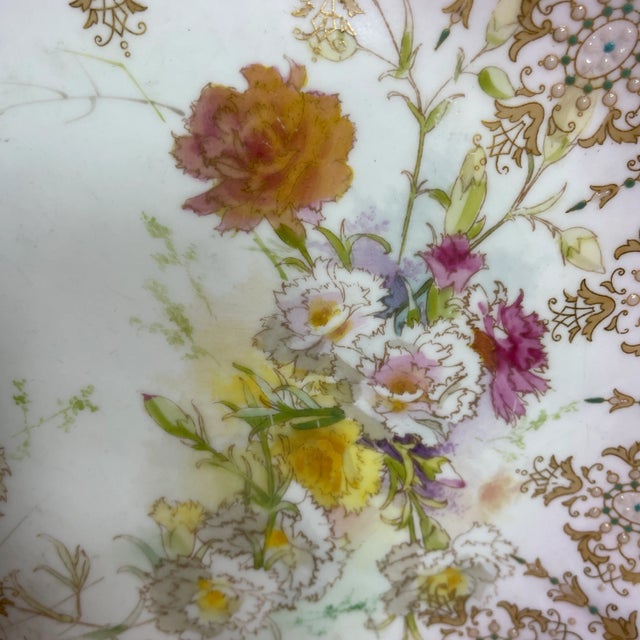 Pink Early 20th Century Royal Doulton Burslem Plates- a Pair For Sale - Image 8 of 10