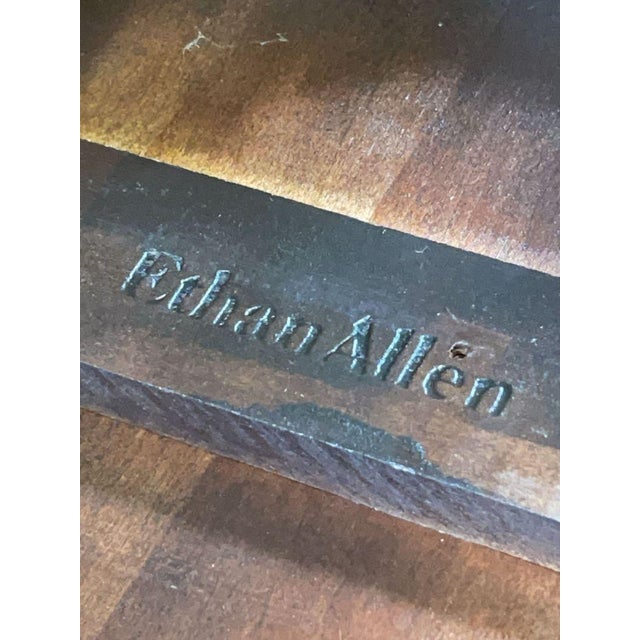1980s Ethan Allen Queen Ann Console Table For Sale - Image 5 of 7