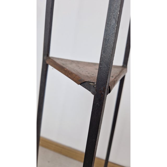Iron and Bronze Candlestick by Alberto Giacometti, 1970s For Sale - Image 9 of 14