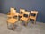 Vintage Oak Dining Chairs, Belgium, 1980s, Set of 6 For Sale - Image 11 of 16