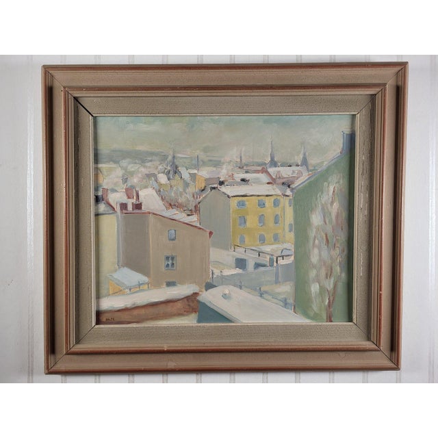 Malte Nyberg Tolf, Gothenburg, 1960s, Oil on Panel For Sale - Image 5 of 12