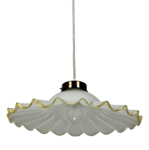 Murano Fazzoletto Glass Pendant Lamp, 1980s