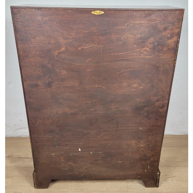 Edwardian Bureau Desk in Walnut, 1910 For Sale - Image 18 of 18