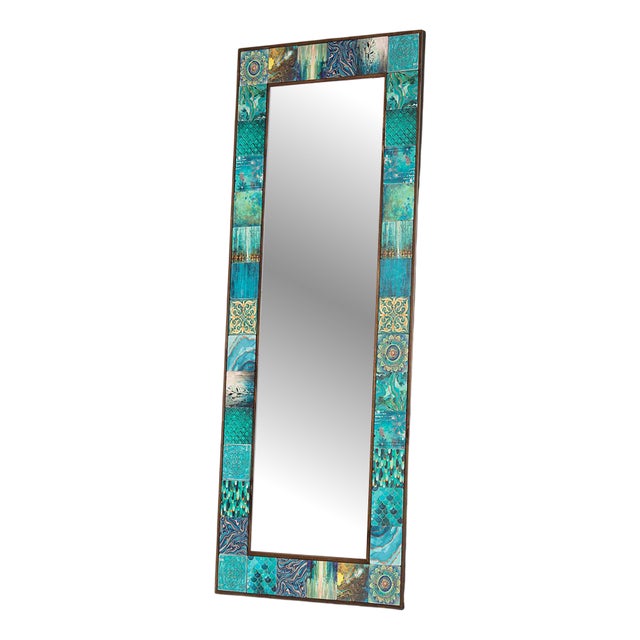 Evelina Decorative Wood Framed Wall Mirror For Sale