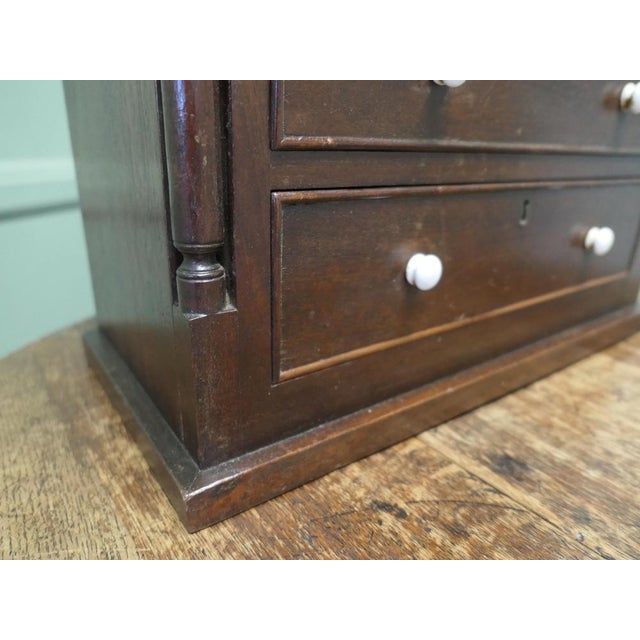 Wood Antique Miniature Scotch Chest, 1800s For Sale - Image 7 of 8