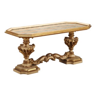 Antique Baroque Style Center Table in Wood, 19th Century For Sale