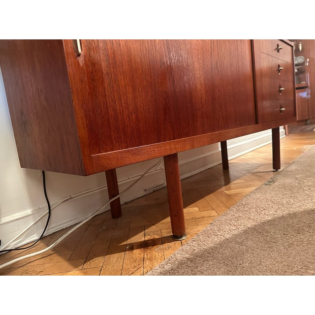 Danish Modern Teak Credenza Sideboard Buffet c.1958 For Sale - Image 14 of 17