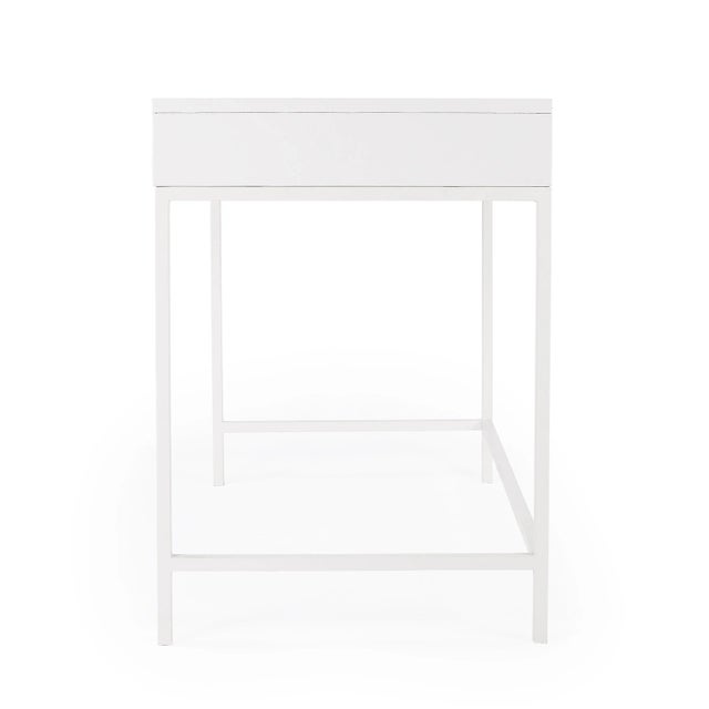 Belka Desk with Drawers, White For Sale In Chicago - Image 6 of 8